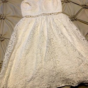 New Lilly Pulitzer Strapless Lace Dress XXS